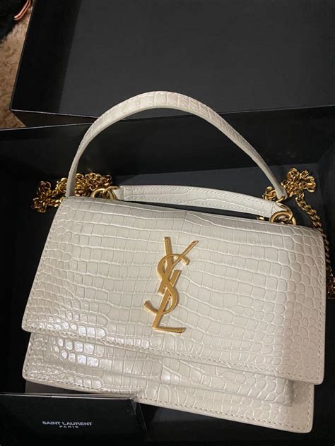 ysl bags white|used ysl bags for sale.